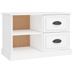 vidaXL Televizoriaus spintelė, balta, 73x35,5x47,5cm, apdirbta mediena