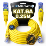 Lanberg tinklo kabelis Cat.6a S/ftp Rj45, 0.25m, žalias