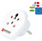 Adapteris Indijos / Izraelio / Danijos lizdas - EU ki&scaron;tukas 230V 16A SKROSS