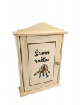 Raktinė su spauda &Scaron;eimos raktai, 29x20x6 cm