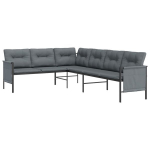 Lauko sofa vidaXL, pilka