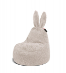Vaiki&scaron;kas sėdmai&scaron;is Qubo&trade; Baby Rabbit Powder Fluffy Fit, kreminis