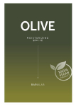 Lak&scaron;tinė kaukė su alyvuogių ekstraktu Barulab The Clean Vegan Olive, 23g