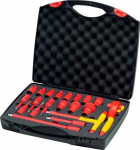 Wiha 43024 Izoliuotų Lizdinių Raktų Rinkinys 1/2" 21 Vnt. Su Dėklu