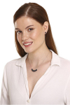 Sidabrinis kaklo papuo&scaron;alas su perlu moterims JwL Luxury Pearls JL0783