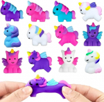 Silikoniniai žaislai Mini squishy, 6 vnt