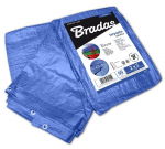 Sutvirtintas tentas Bradas Blue, 6 x 12 m, 60 g/m&sup2;