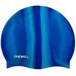 Plaukimo kepuraitė Crowell Multi Flame, mėlyna