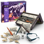 Dinozaurų skeletų kasinėjimo rinkinys, 6 el.