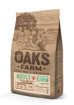 Sausas kačių ėdalas Oak's Farm Grain Free su silkėmis, suaugusioms aktyvioms katėms, 2,037 kg