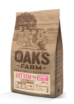 Oak's Farm kačiukų sausas begrūdis pa&scaron;aras su la&scaron;i&scaron;a, 2 kg