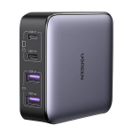 Nexode charger UGREEN CD327, 2x USB-C, 2x USB-A, GaN, 65W (grey)