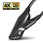 Axagon RVC-HI2M 0,25 m USB-C į HDMI adapteris, juodas