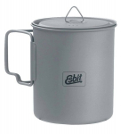 Turistinis katiliukas Esbit Titanium Pot, pilkas, 750 ml