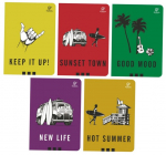 Sąsiuvinis A5, 32 lapai, langeliais, Surfer, 10 vnt.