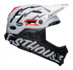 Dviratininko &scaron;almas Bell Super DH Mips Spherical, baltas/juodas