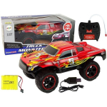 Nuotolinio valdymo automobilis Leantoys, raudonas