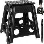 Sulankstoma taburetė Malatec, 39 cm, juoda