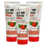 Dantų pasta su fluoru GC Mi Paste Plus Recaldent, bra&scaron;kių skonio, 35 ml, 3 vnt.