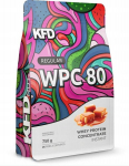 Baltymai KFD WPC 80, karamelės skonio, 750g