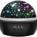Riff RF1037 2in1 Bedside colorful lamp with a projector (+ 2 projector overlays) Black