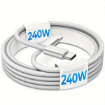 USB C kabelis 240W greitas įkrovimas nailoninis