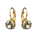 Auskarai moterims DiamondSky &bdquo;Glory (Silver Patina)&ldquo; su Swarovski kristalais DS03A244
