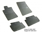 Guminiai kilimėliai Citroen C5 I/ C5 I FL 2001-2007 /4pc, 0634