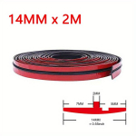 'Automobilių langų/ėjimo sandarinimo juosta 14/19mm.', 14mmx2m