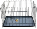 Metalinis gyvūno narvas Hippie Pet, 91x62x67 cm