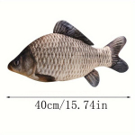 5 Dydžių Crucian Karosų Pagalvė Pliu&scaron;inis Žaislas Katinui., 40 cm / 15,74 colio