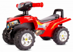Stumiamas automobilis vaikams Sun Baby, raudonas