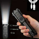 USB įkraunamas LED stovyklavimo žibintuvėlis, 800 mAh - 1 vnt