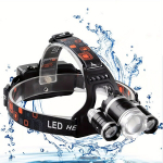 LED galvos žibintas su priartinimu