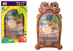 Žaidimas su stovu Pinball Dinozaurais, rudas