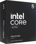 INTEL Core Ultra 5 procesorius su 5,2 GHz galia ir 24 MB talpyklos atmintimi.