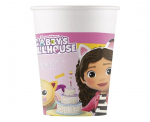 Popieriniai puodeliai Gabby's Dollhouse, 200 ml, 8 vnt., spalvoti