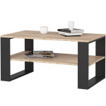 Kavos staliukas Akord Alex, juodas/rudas