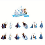Disney Frozen Elza ir Ana Tortui - Snaigės Dekoracijos Kepiniams., Frozen Large Insert Card 1vnt