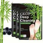 Pėdų pleistrai GKGU Deep Cleaning, su imbieru ir bambuko actu, 10 vnt.