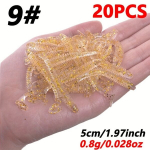 Mink&scaron;ti guminiai masalai žvejybai, 5 cm, 0.8 g,  9#