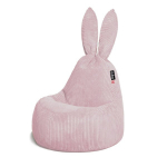 Vaiki&scaron;kas sėdmai&scaron;is Qubo Baby Rabbit Bubblegum Feel Fit i&scaron; rožinės dirbtinės odos