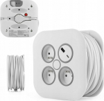 Elektrinis prailgintuvas 10m su 3 lizdais ir 2 Usb jungtimis