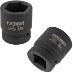 FORCEKRAFT Smūginiai lizdai 1" 36MM &scaron;e&scaron;iakampiai
