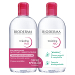 Rinkinys Bioderma Cr&eacute;aline H2O: micelinis vanduo, 500 ml + micelinis vanduo, 500 ml