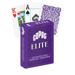 Copag 1546 Elite Poker Size - Jumbo Index Žaidimų Kortos (Violetinės)