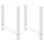 Kavos staliuko kojelės, balta, 2 vnt., 90x(72-73)cm, plienas