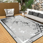 Skalbiamas neslystantis kilimas: stilingas ir puo&scaron;nus modernus kilimas., 180x250 cm / 71x99 colių
