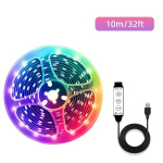 ROUTSHEL 99.97 cm - 30.48 m RGB i&scaron;manioji LED juosta, USB., 10M/32FT