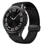 Silikoninė juosta Samsung Galaxy Watch laikrodžiui,  Juoda